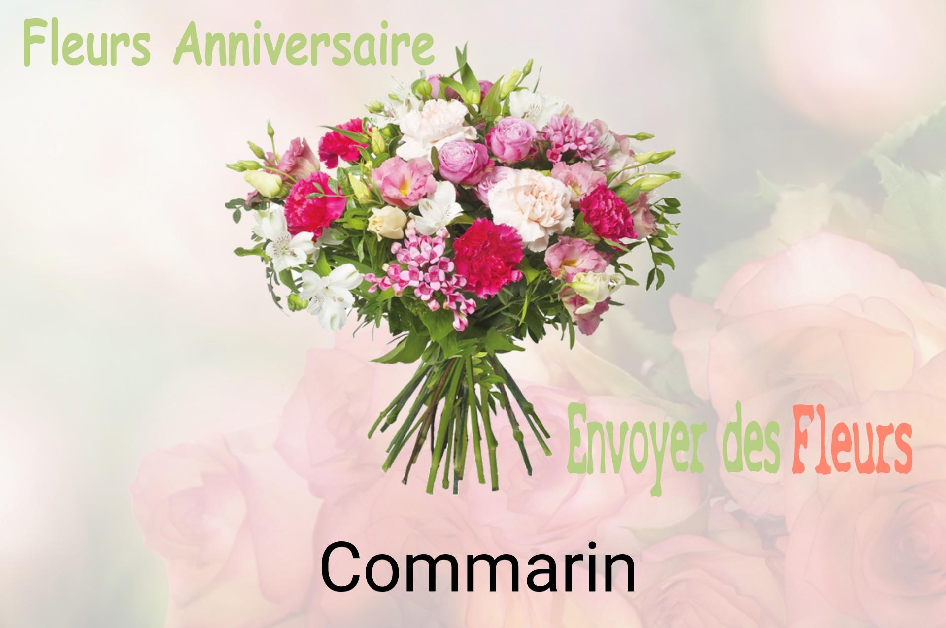 Bouquet de fleurs d’anniversaire livré à Commarin