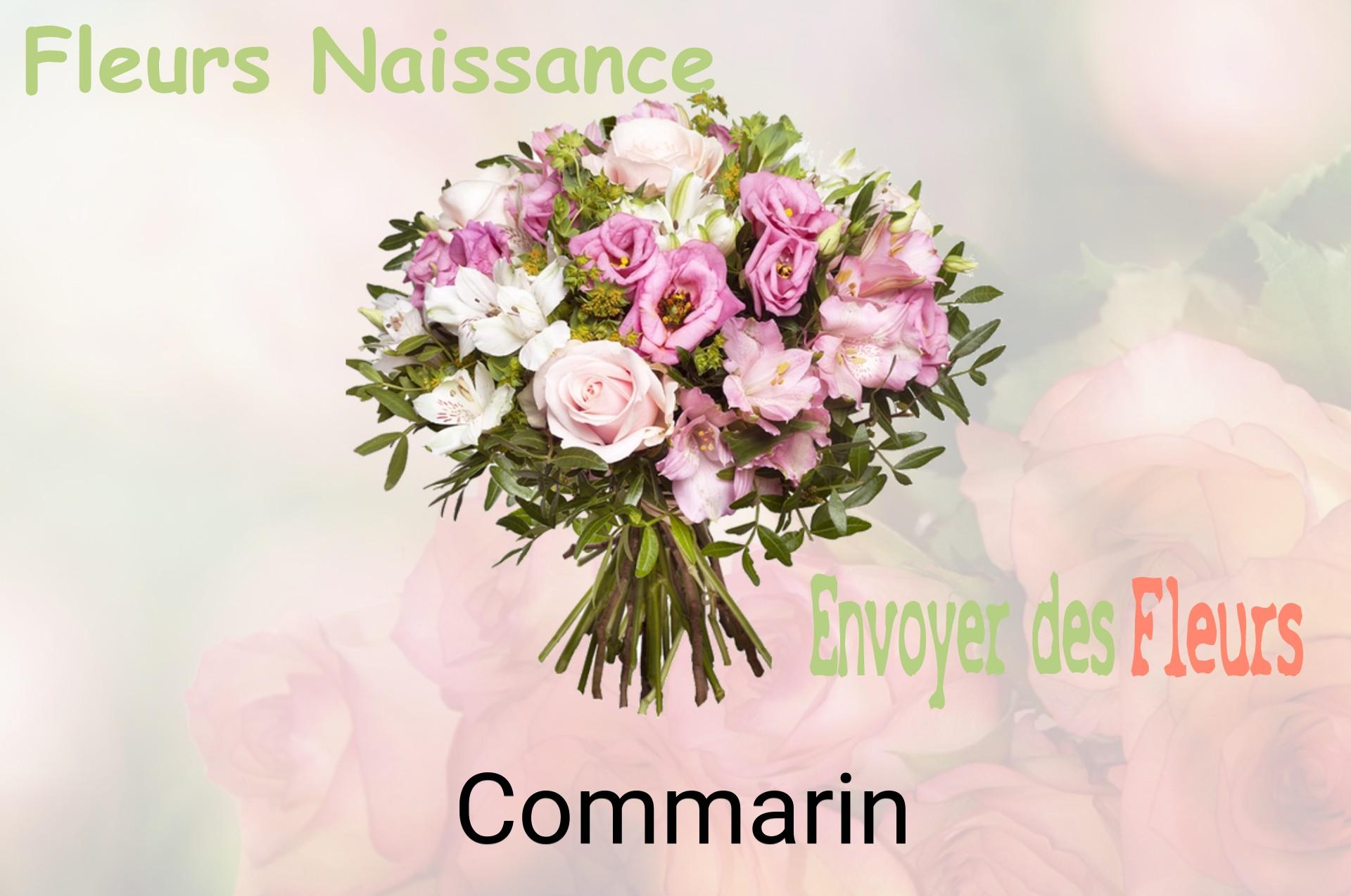 Bouquet de fleurs de naissance livré à Commarin